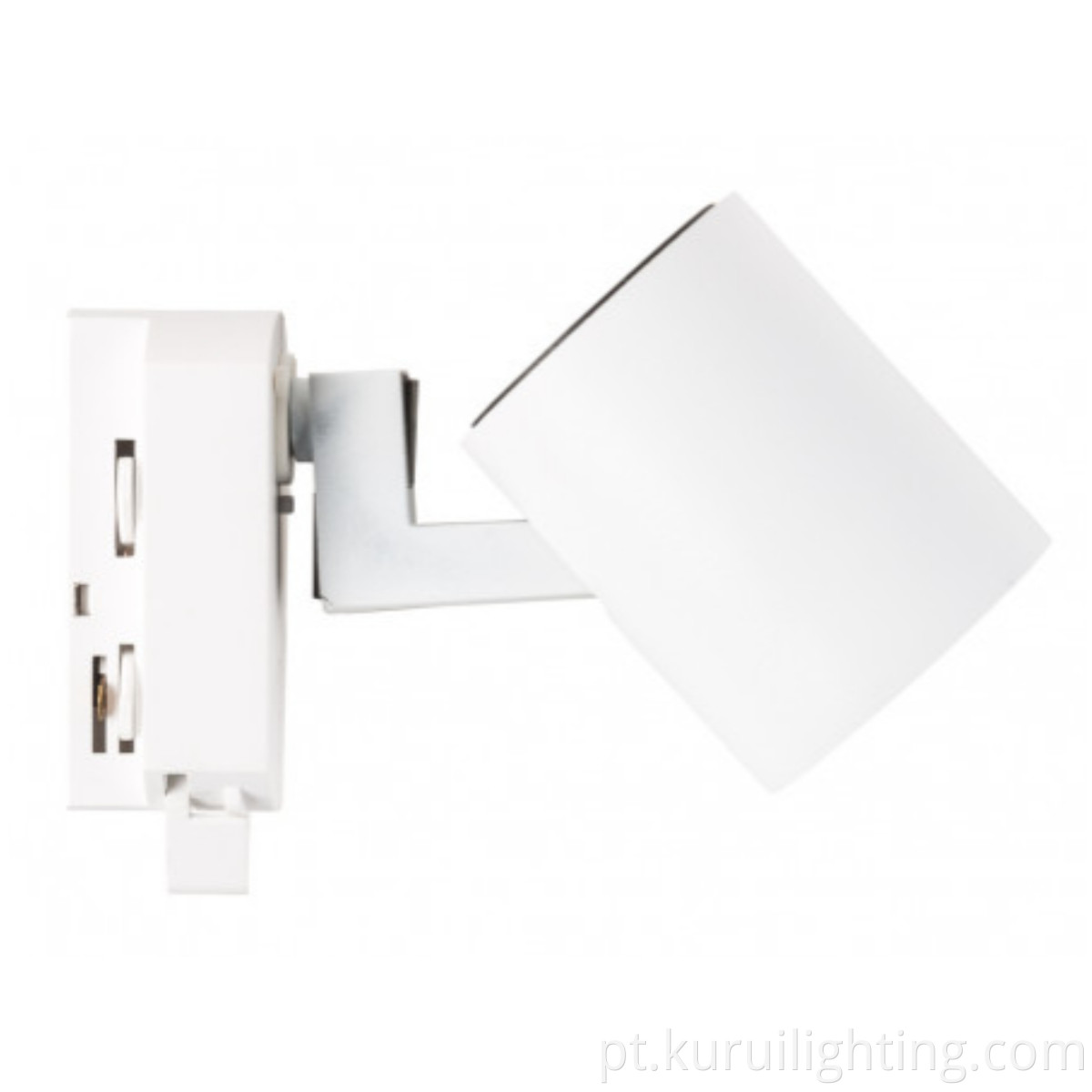 Branco moderno sem lâmpada de fase 1xgu10 luz de pista